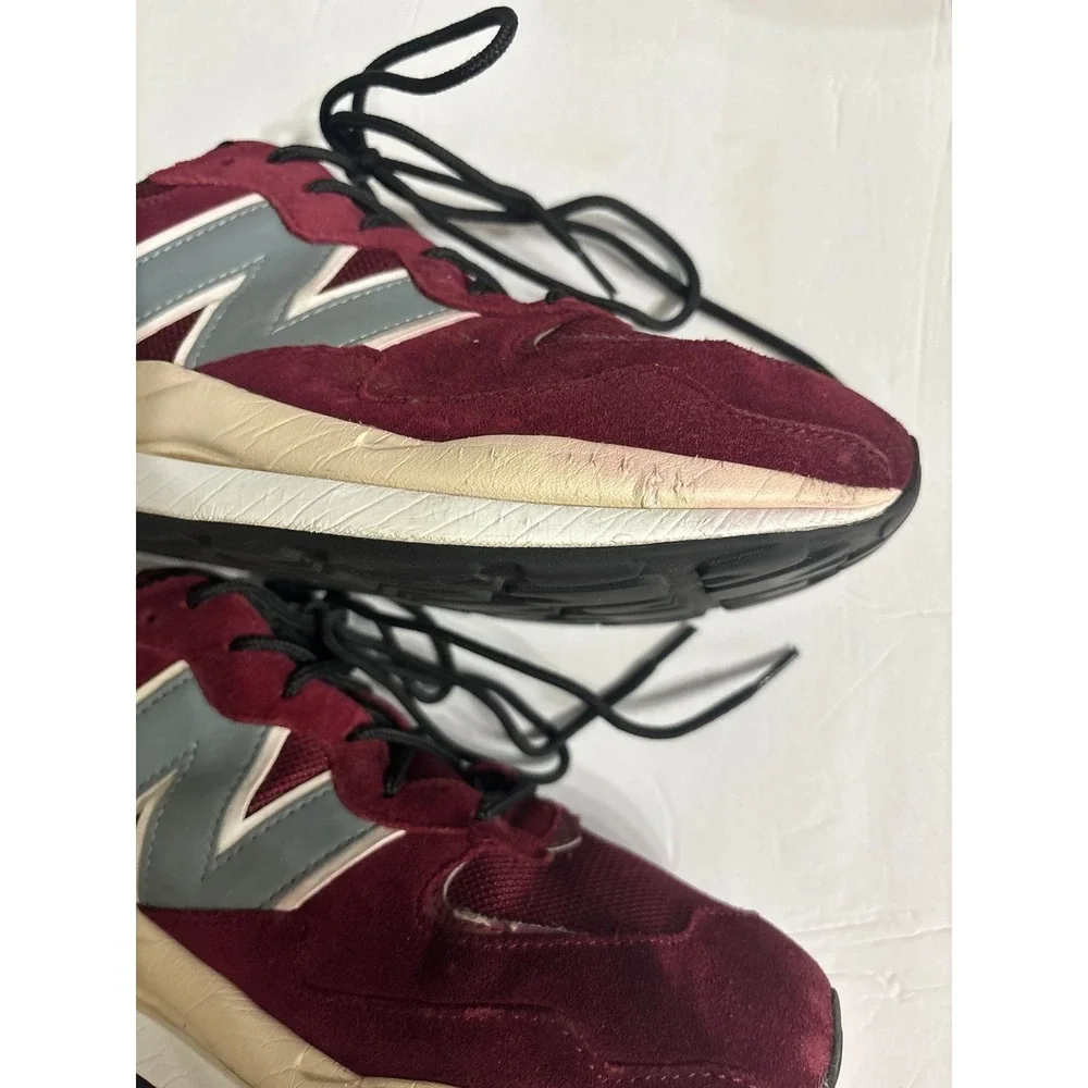 New Balance 574 Burgundy Sneakers (sz. 10 men's)
